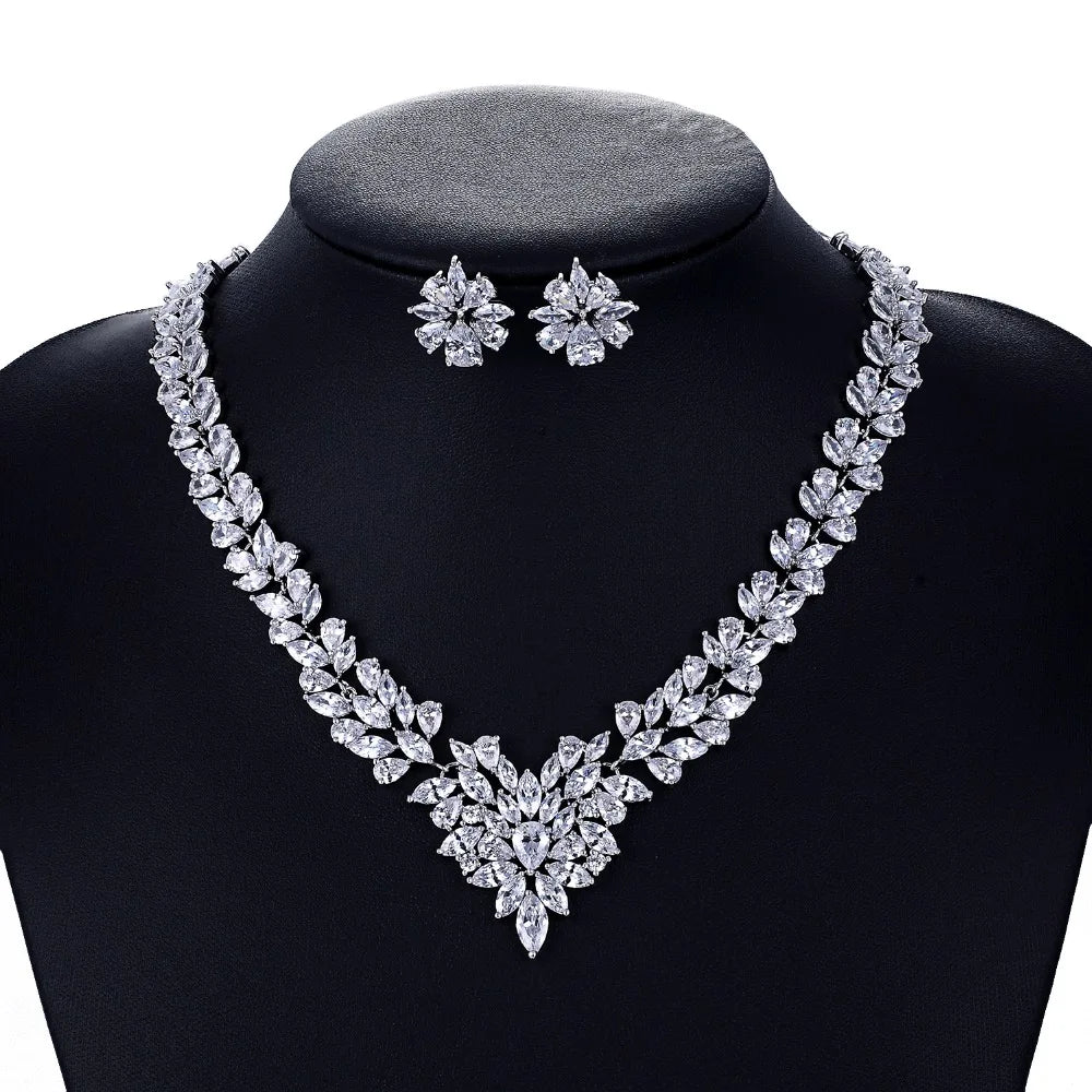 Crystal Zircon  Set Jewelry