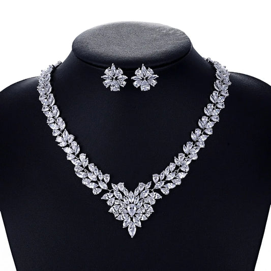 Crystal Zircon  Set Jewelry