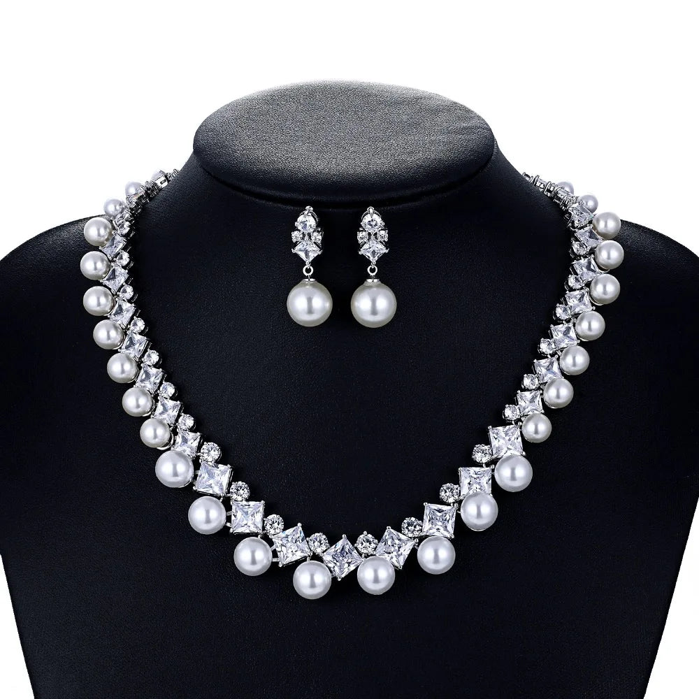 Luxury Pieces High Quality Zirconia Fashion Zirconia  Set Jewelry Zirconia