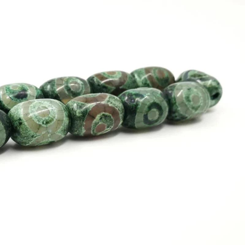 Green Eyes Agates stone Tasbih natural agates stone Men prayer beads rosary