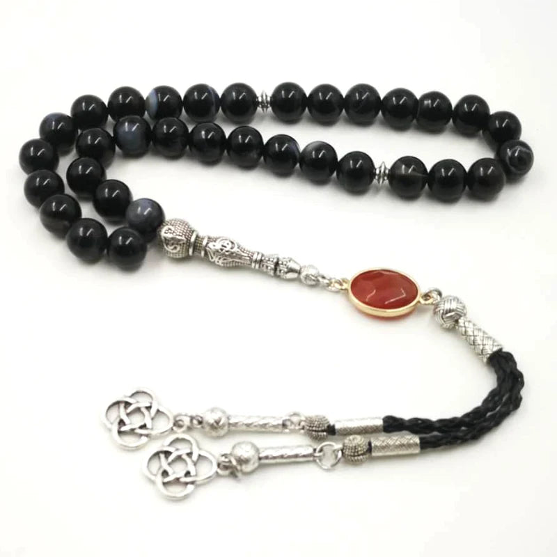 Agates Tasbih Man's bracelets misbaha prayer beads 33 66 99 accessories Personality Gift for Muslim man or women