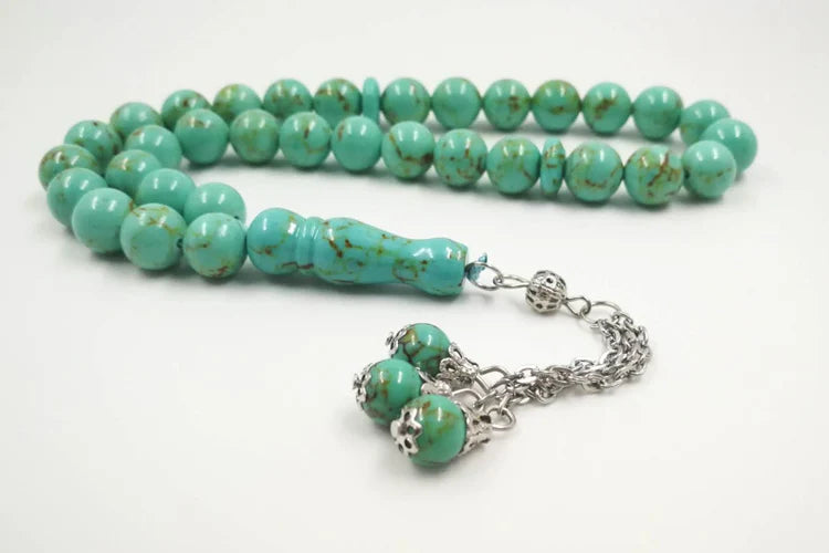 Tasbih gemstone Afghanistan Turquois muslim misbaha prayer