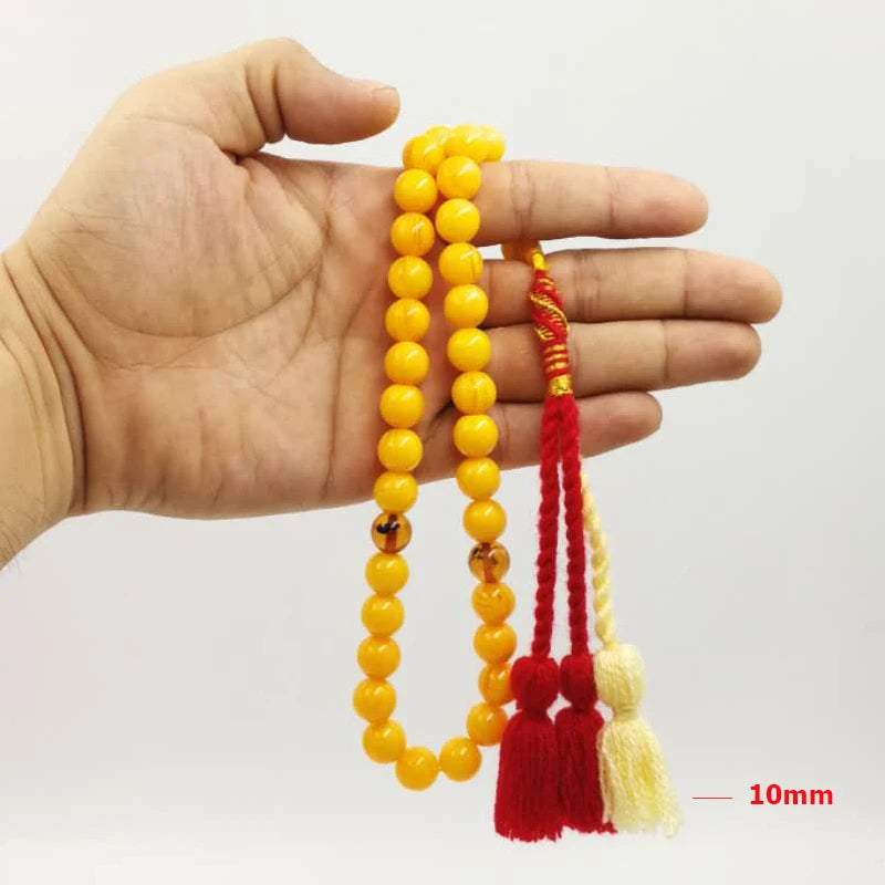 Real insect Rosary  Resin Man's Tesbih Misbaha Prayer Beads Muslim Rosary back to the future Hand Made tassels Rosary