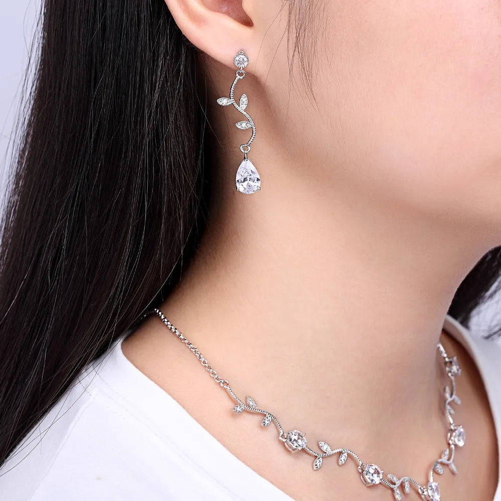 Luxury Pieces High Quality Zirconia Fashion Zirconia  Set Jewelry Zirconia