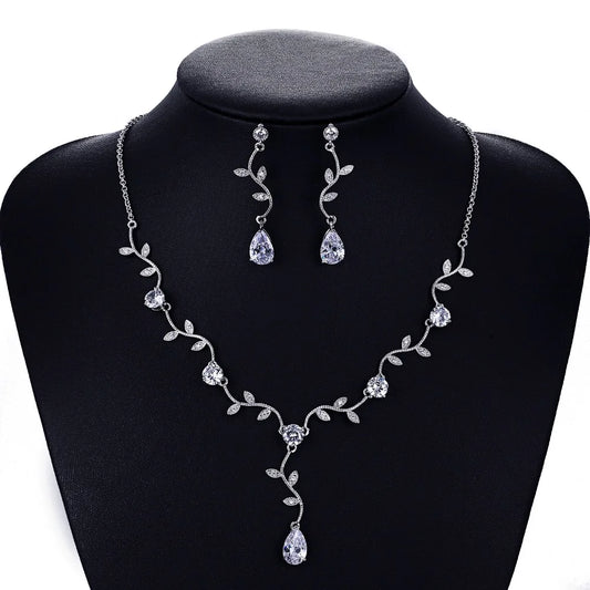 Luxury Pieces High Quality Zirconia Fashion Zirconia  Set Jewelry Zirconia