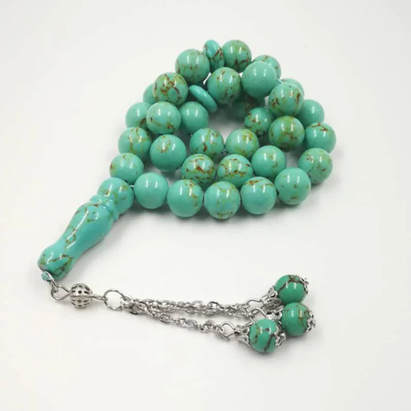 Tasbih gemstone Afghanistan Turquois muslim misbaha prayer