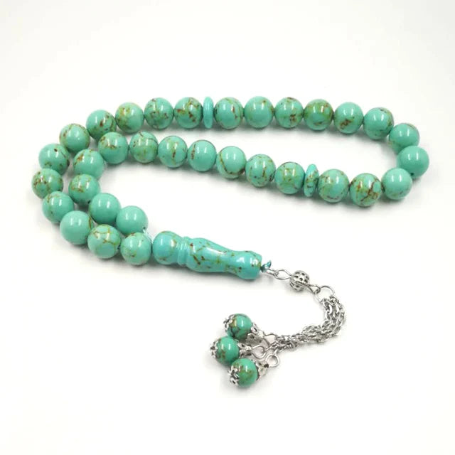 Tasbih gemstone Afghanistan Turquois muslim misbaha prayer