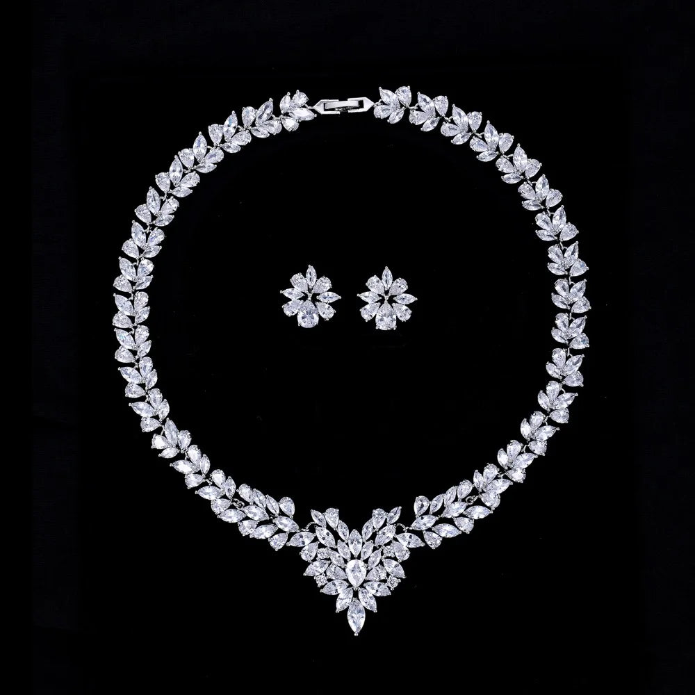 Crystal Zircon  Set Jewelry