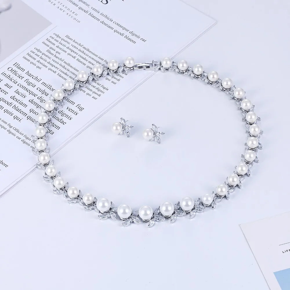 Luxury Pieces High Quality Zirconia Fashion Zirconia  Set Jewelry Zirconia