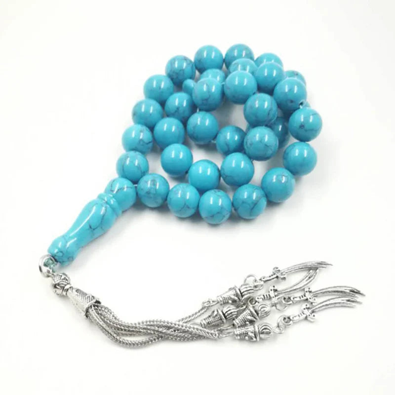 Turquoises Tasbih Men accessories February gift sabh prayer beads  beads stone bracelet