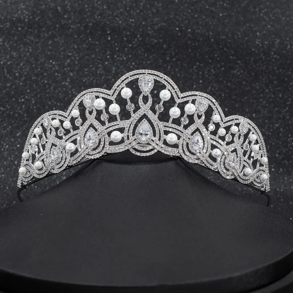 luxury  Zirconia Crystals Hair Jewelry Accessories