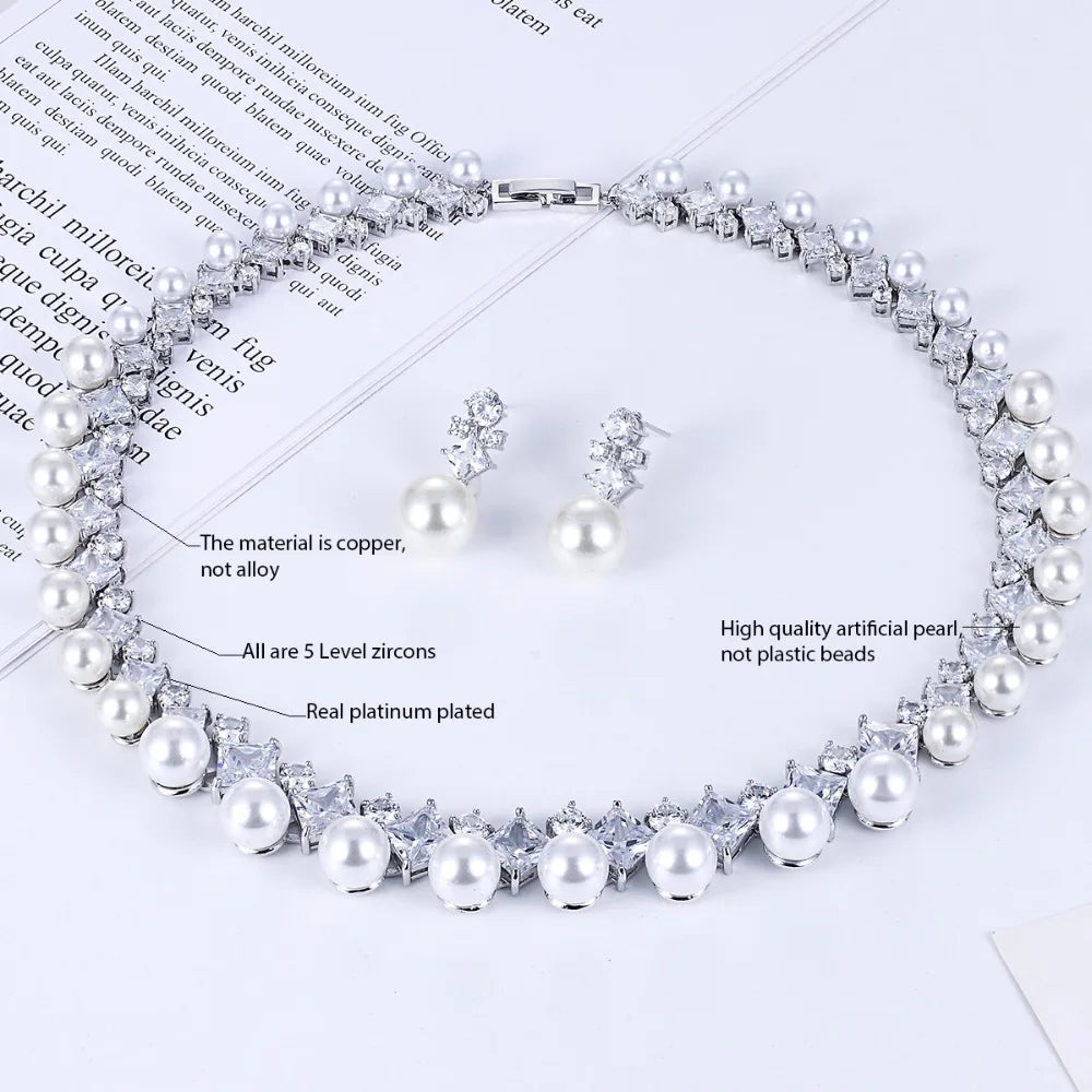 Luxury Pieces High Quality Zirconia Fashion Zirconia  Set Jewelry Zirconia