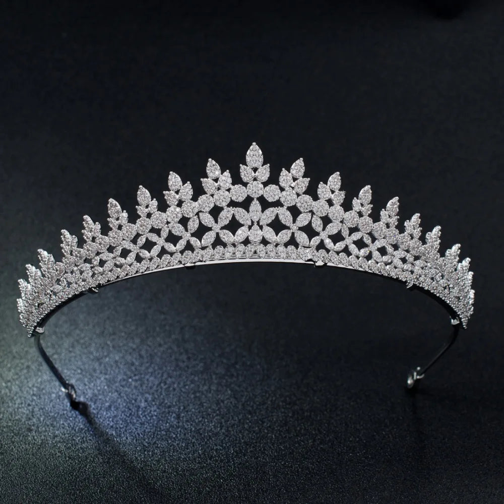 Zirconia Wedding Crown Jewelry Accessories