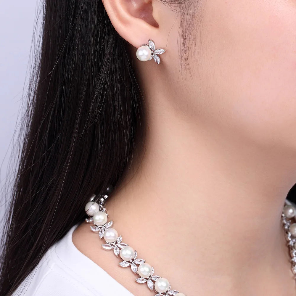 Luxury Pieces High Quality Zirconia Fashion Zirconia  Set Jewelry Zirconia