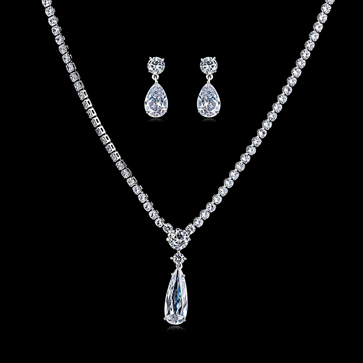 Luxury Pieces High Quality Zirconia Fashion Zirconia  Set Jewelry Zirconia