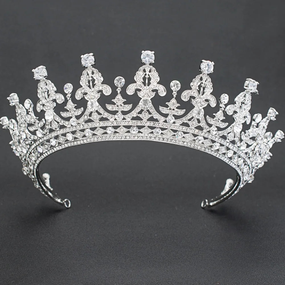 Classic Crystal  Crown  Hair Accessories Jewelry