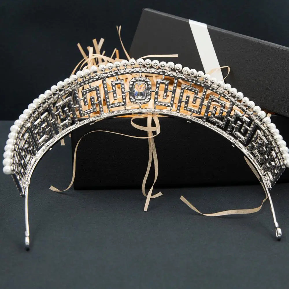 Luxury  Zirconia Crown Accessories Princess  Crystal Queens