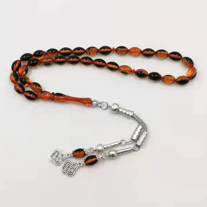 Special green Resin Tasbih man's bracelet 33 prayerbeads islamic gift for Eid masbaha New design Misbaha Masbaha Rosary