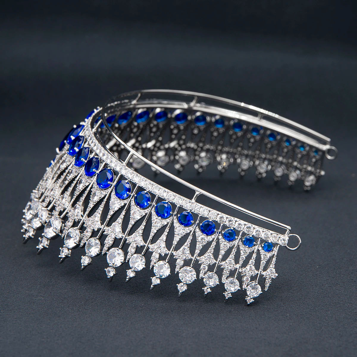 Luxury  Zirconia Crown Accessories Princess  Crystal Queens