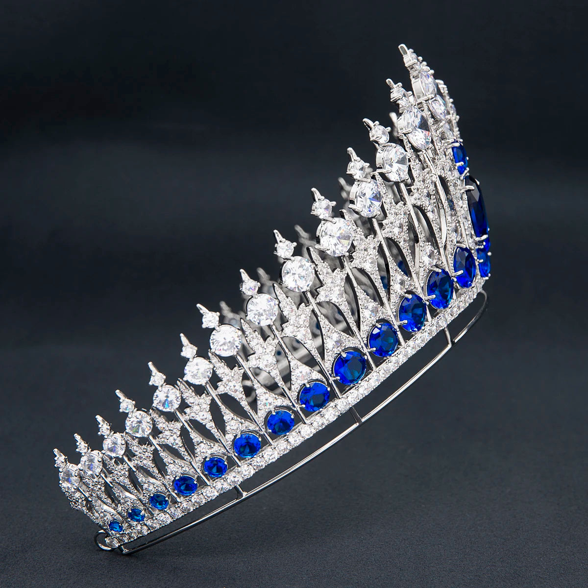 Luxury  Zirconia Crown Accessories Princess  Crystal Queens