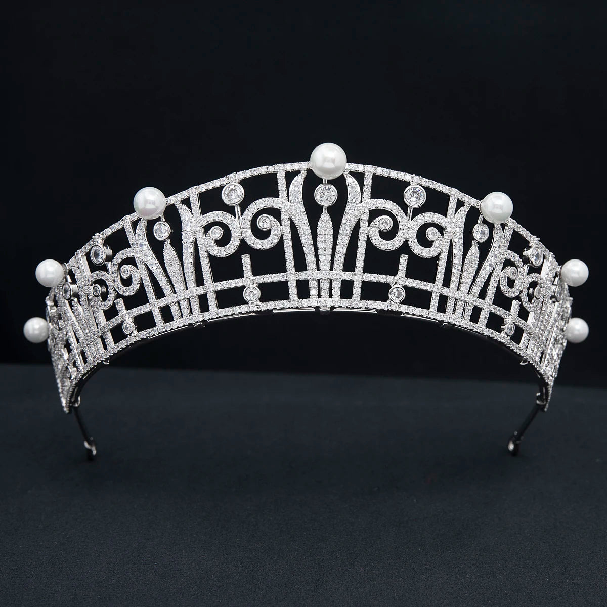 Luxury Luxury  Zirconia Crown Accessories Princess  Crystal Queens