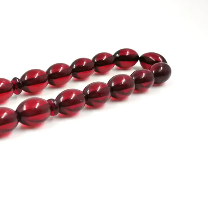 Tasbih Red resin beads muslim bracelet gifts islamic jewelry arabia popular fashion style profession Misbaha store