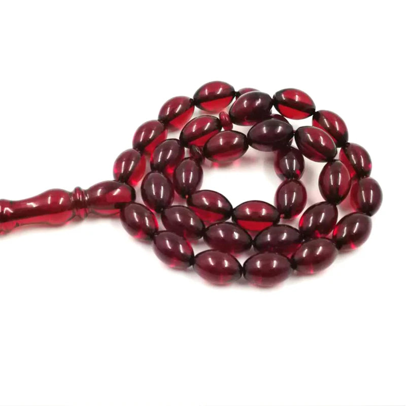 Tasbih Red resin beads muslim bracelet gifts islamic jewelry arabia popular fashion style profession Misbaha store