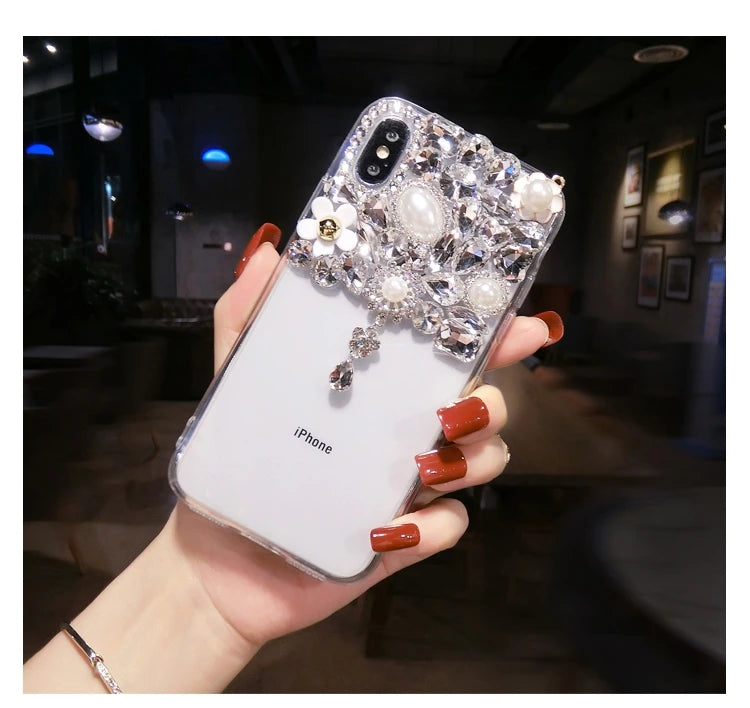 Luxury bling crystal case for Huawei P20, P30, P40, P50 pro, Lite, mate 20, 30, 40 pro, Lite, Diamond