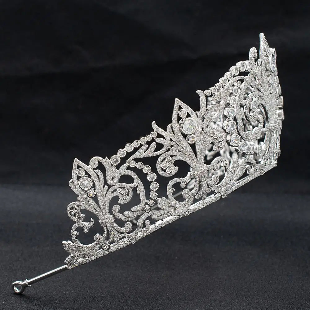 Classic  Zirconia Wedding Princess Crown  Jewelry Accessories