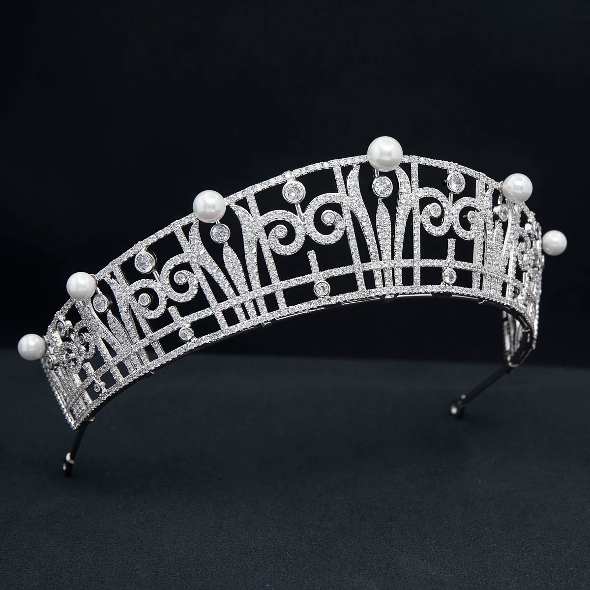 Luxury Luxury  Zirconia Crown Accessories Princess  Crystal Queens