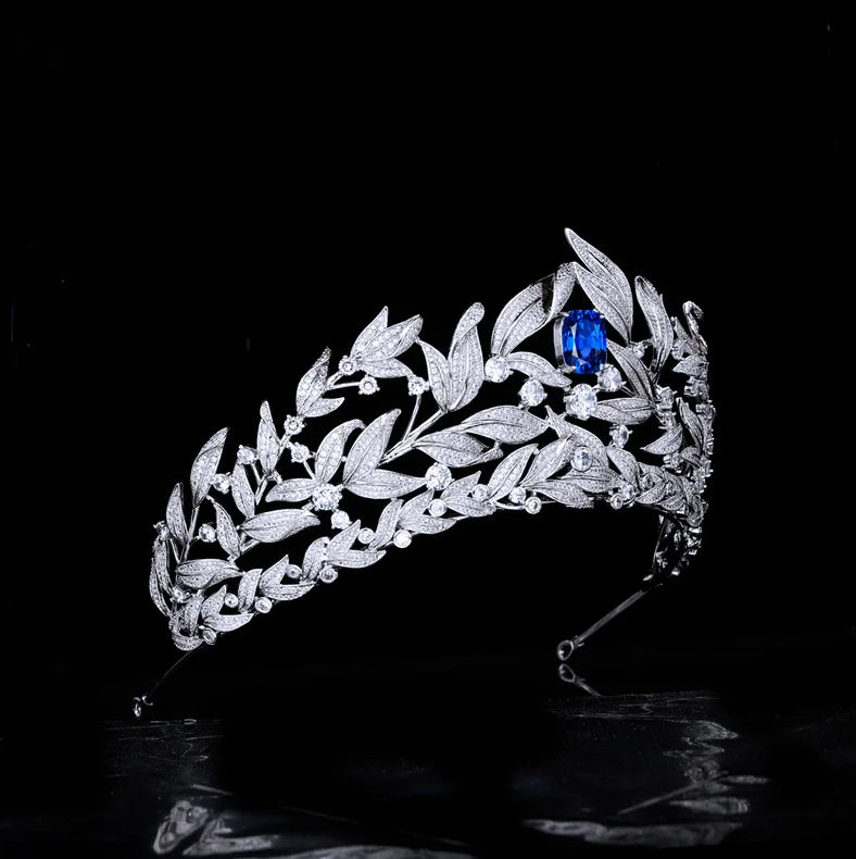 Luxury Zirconia Wedding  Crown  Hair Jewelry Accessories