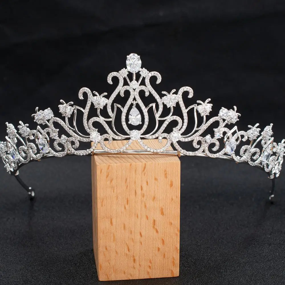 Zirconia Princess  Crown Diadem