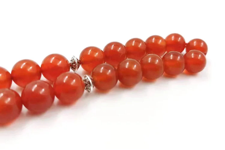 Natural Red Agates chalcedony  is new bracelet prayer beads 33 66 99beads stone Rosary