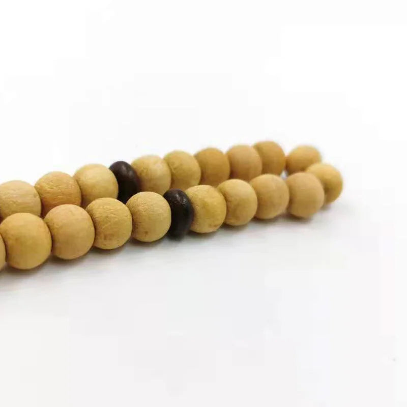 tasbih Natural Indian sandalwood  smell sandalwood Misbaha Muslim prayer beads Pocket ornament Islam Rosary