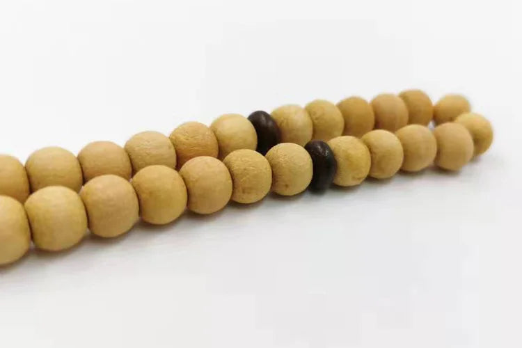 tasbih Natural Indian sandalwood  smell sandalwood Misbaha Muslim prayer beads Pocket ornament Islam Rosary