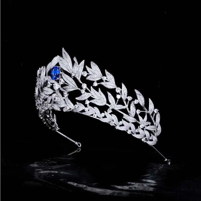 Luxury Zirconia Wedding  Crown  Hair Jewelry Accessories