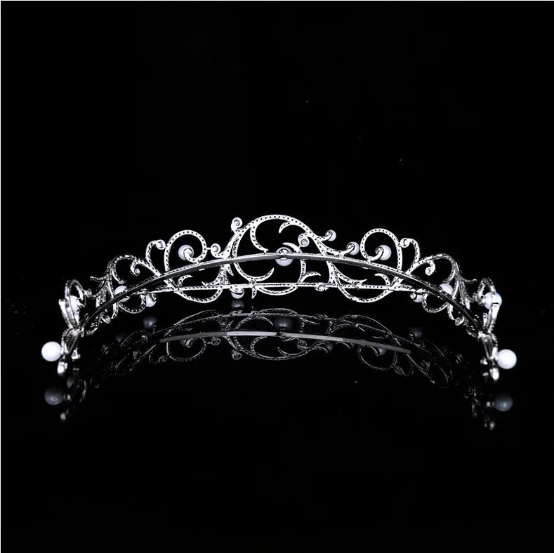 Luxury  Zirconia Crown Accessories Princess  Crystal Queens