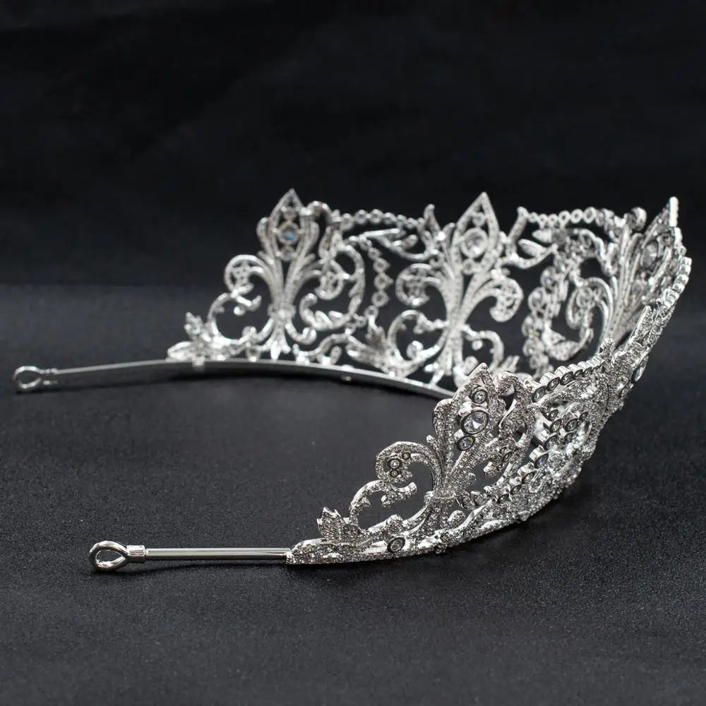 Classic  Zirconia Wedding Princess Crown  Jewelry Accessories