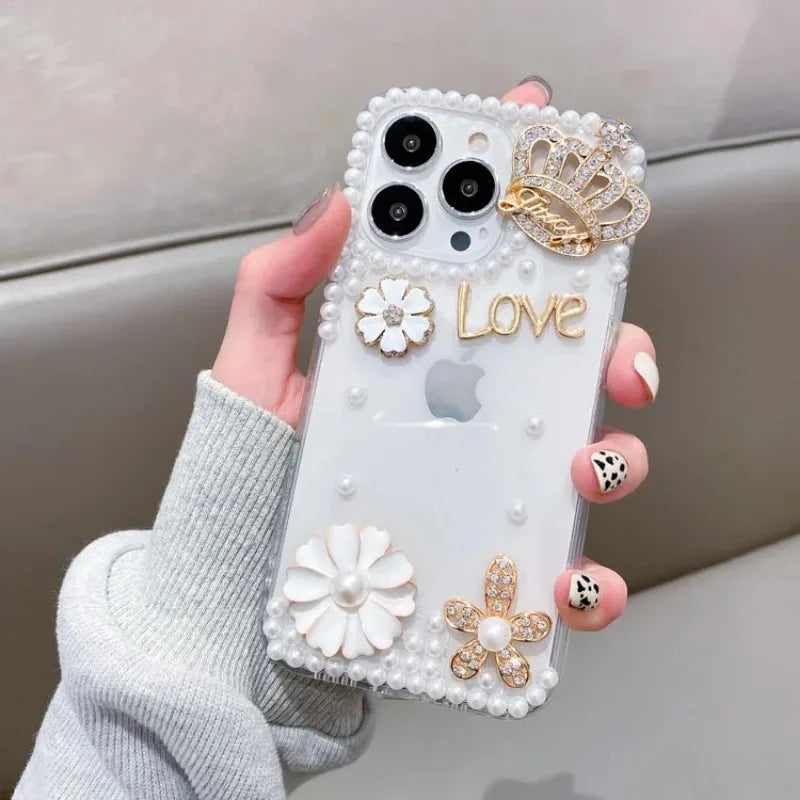 Clear Diamond Cover for Huawei, Case Design, Bling, Glittery, Shiny, Cell Phone, For huawei P50Pro, P40, Honor 9X, 50, 60Pro