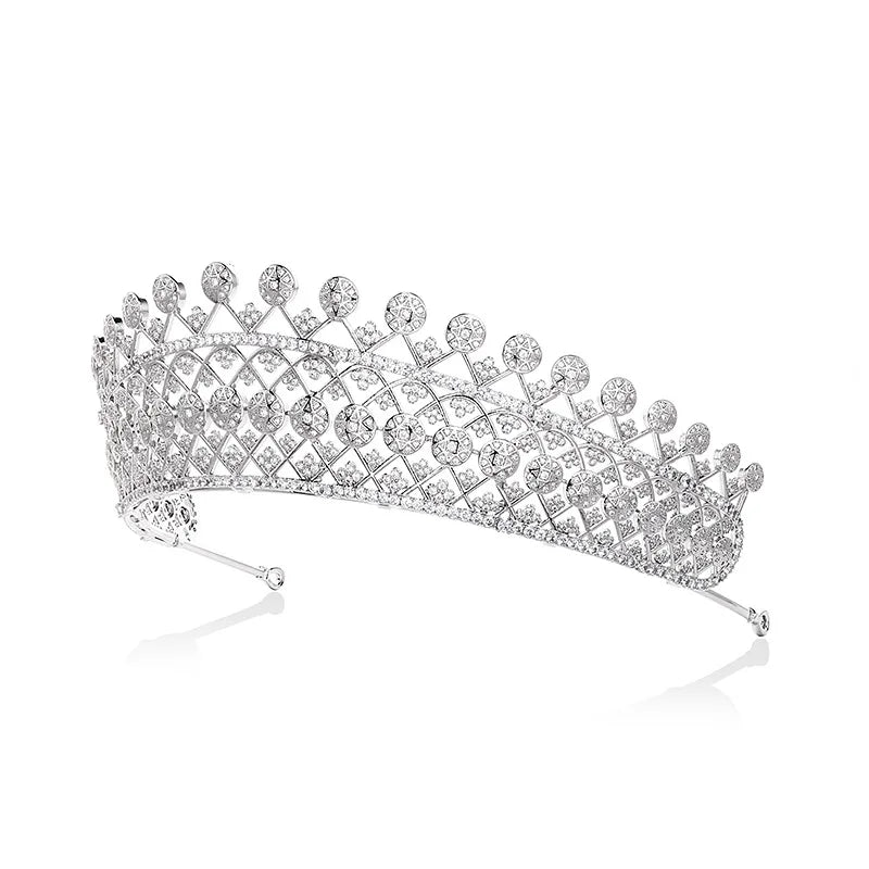 Vintage Luxury  Zirconia Crown Jewelry