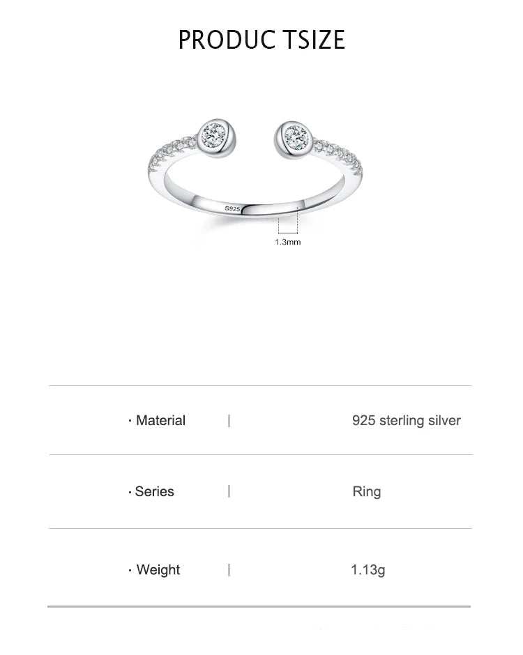 925 Sterling Silver Trendy Rings