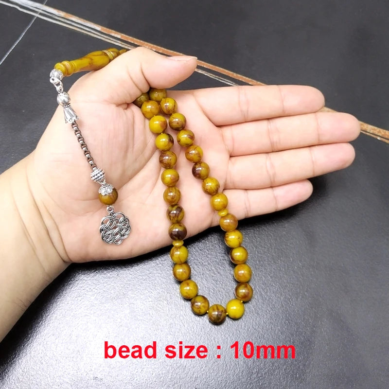 Tasbih Resin Bead muslim Bracelet Turkish accessories Islamic prayer beads fashion Misbaha Muslim eid Gift