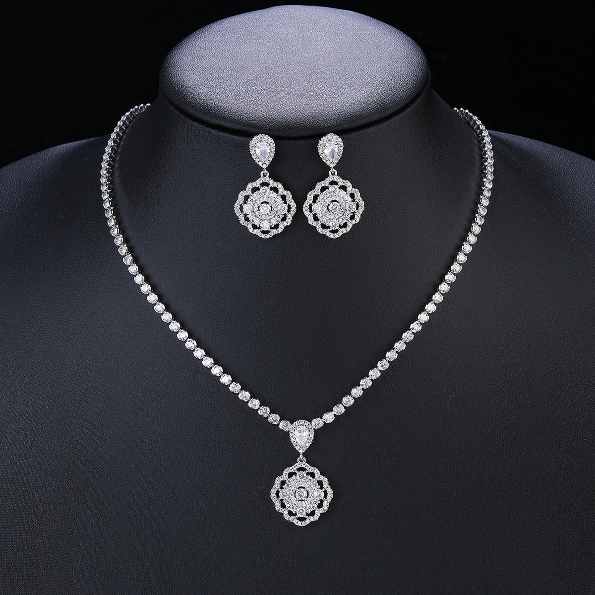 Fashion Zirconia  Set Jewelry Zirconia