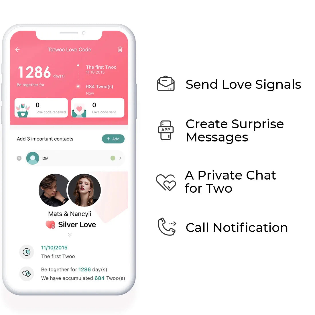 Long Distance touch Light up&Vibrate Bracelets for Couples, Long Distance Relationship Gifts Smart Sun&Moon Love Bracelet