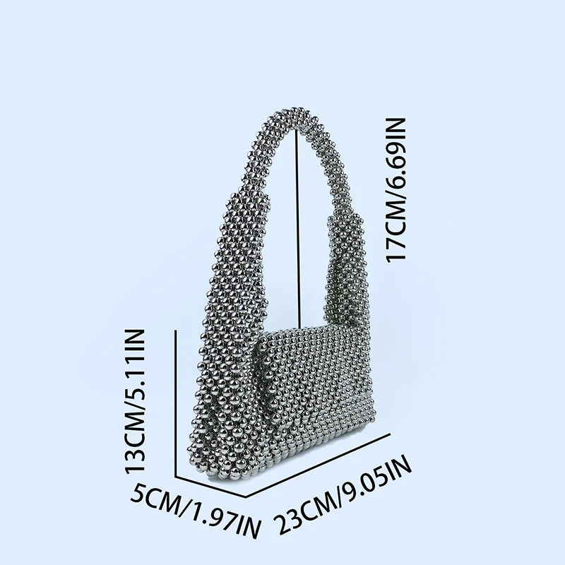 handbag bag silver Inspire Elegance