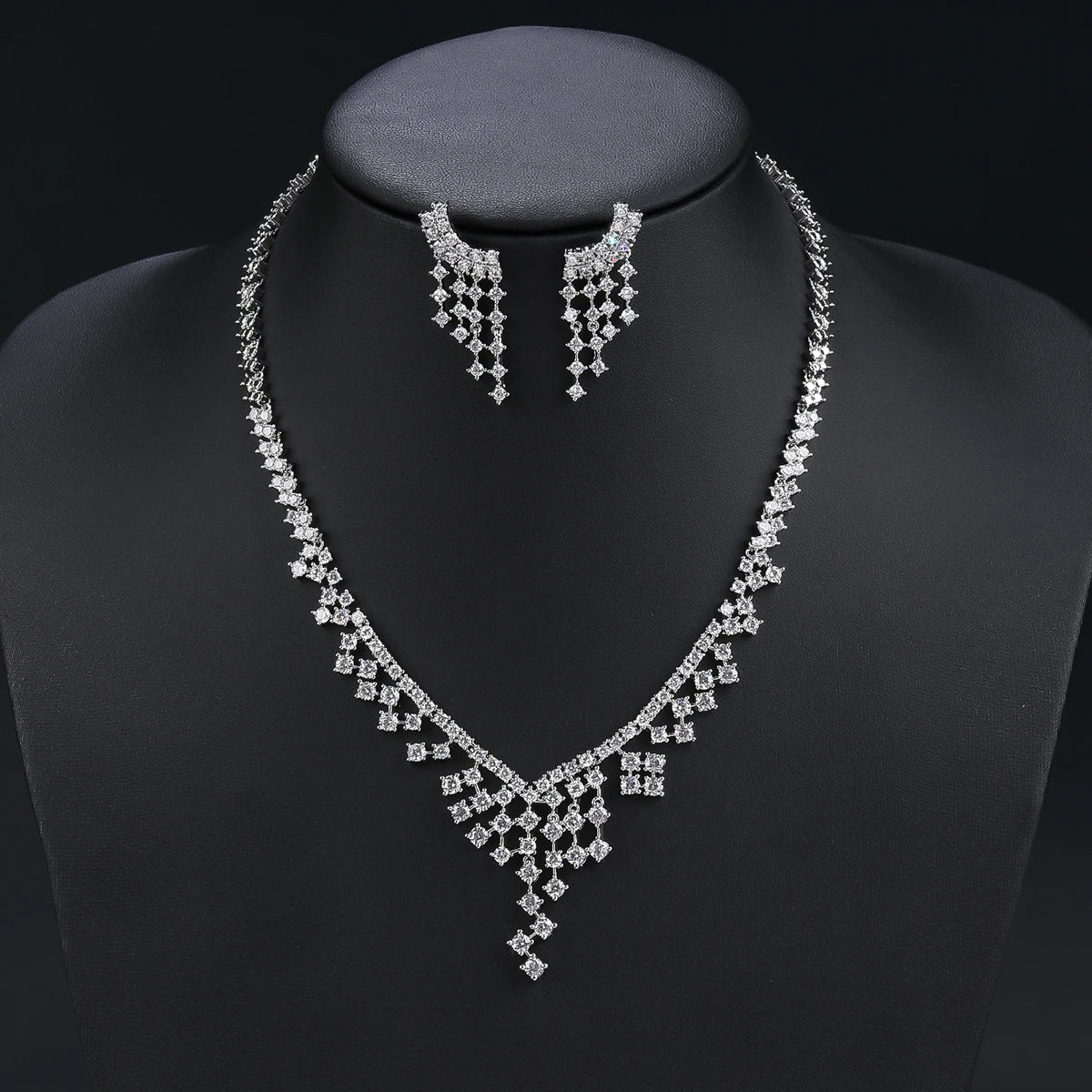 Luxury Pieces High Quality Zirconia Fashion Zirconia  Set Jewelry Zirconia