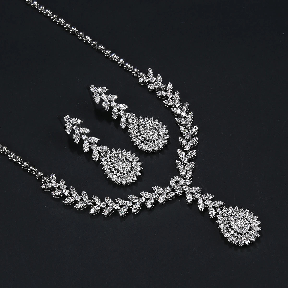 Luxury Pieces High Quality Zirconia Fashion Zirconia  Set Jewelry Zirconia