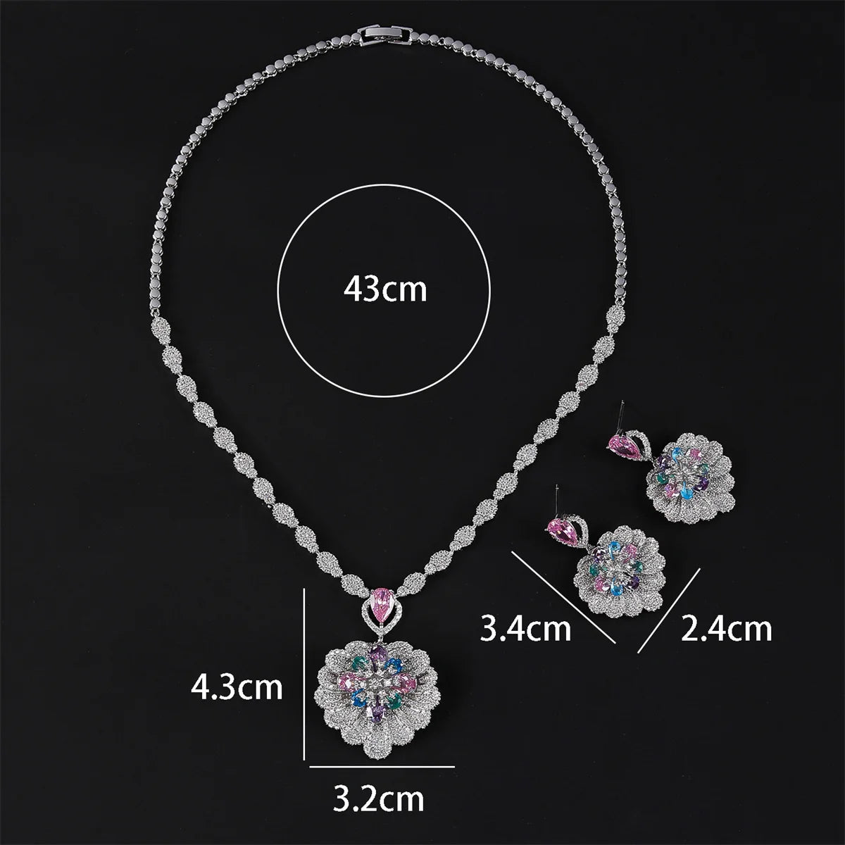 Fashion Zirconia Jewelry Sets