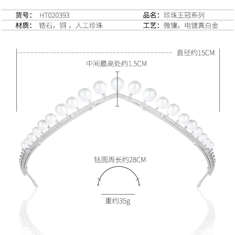 hair accessories  zircon crowns