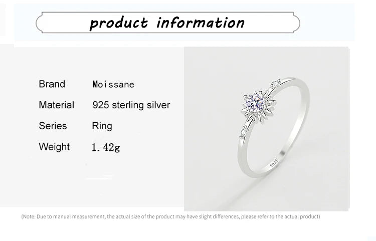 2022 NEW Classic Flowers Ring for Women Diamond AAA Cubic Zirconia Real S925 Silver Daily Party Engagement Wedding Gift Jewelry